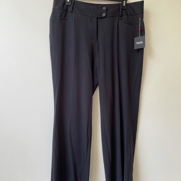 Rafaella Curvy Boot Leg Grey Pants - Picture 1 of 7